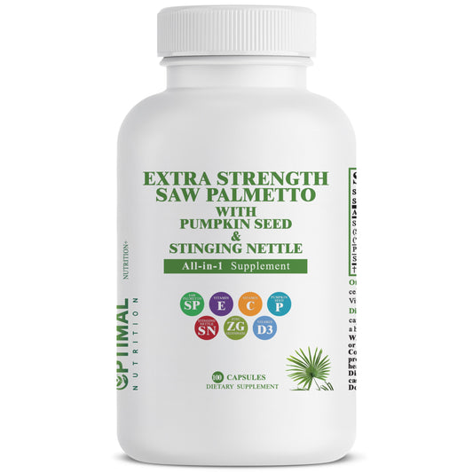OPTIMAL NUTRITION SAW PALMETTO WITH PUMPKIN SEED & STINGING NETTLE
